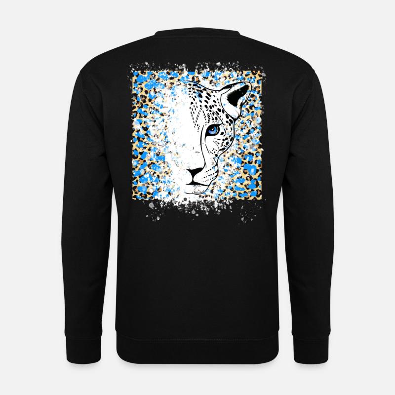 Cooles Animal Print - Unisex Pullover - Schwarz