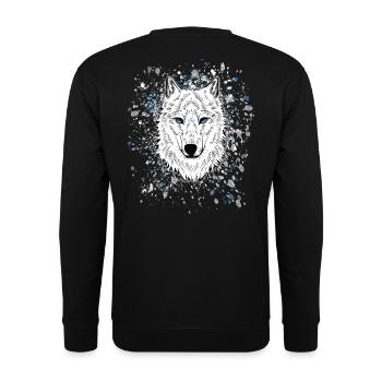 Polarwolf - Unisex Sweatshirt - black - Back - Alina (178cm)