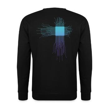 Electronics Technician Computer Scientist Gift - Unisex Sweatshirt - black - Back - Alina (178cm)