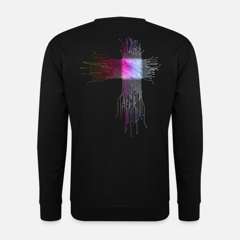 Programmer CPU Motif - Unisex Sweatshirt - black