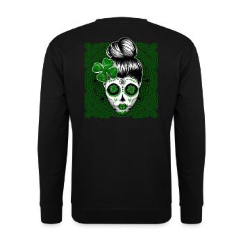 Saint Patrick's Day Celts Scottish - Unisex Sweatshirt - black - Back - Michal (187cm)