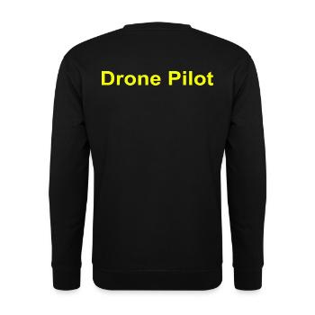 Pilote de drone - Sweat-shirt Unisexe - noir - Dos - Alina (178cm)