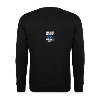 Panama Psyche 2022 - Unisex Pullover - Schwarz - Hinten - Alina (178cm)
