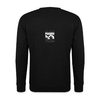 Panama Island Rain - Unisex Sweatshirt - black - Back - Alina (178cm)