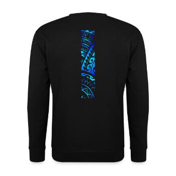 REVA (Lagoon blue) - Unisex Sweatshirt - black - Back - Alina (178cm)