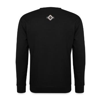 Omnis Diamond Sport Logo - Unisex Sweatshirt - black - Back - Alina (178cm)