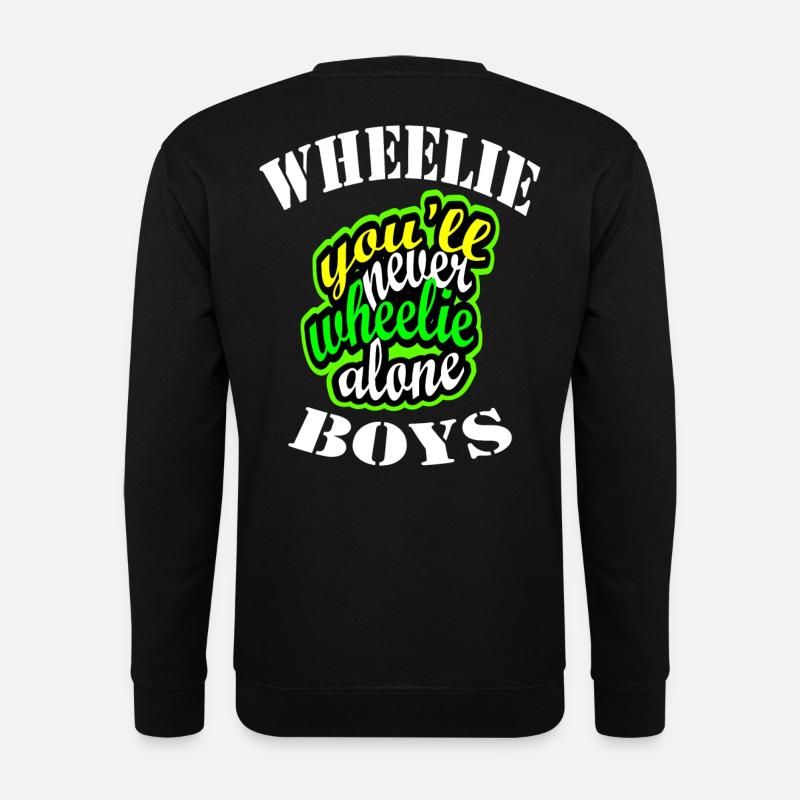 Wheelie - Unisex Pullover - Schwarz