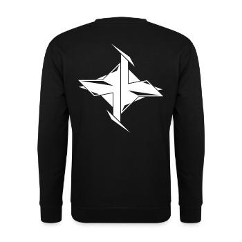 Doc Meiro - Unisex Pullover - Schwarz - Hinten - Alina (178cm)