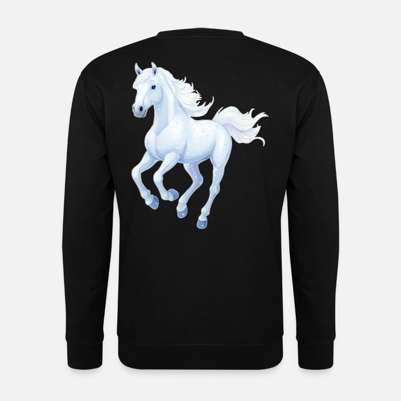 Pferd - Unisex Pullover - Schwarz