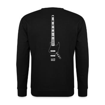 basse - Sweat-shirt Unisexe - noir - Dos - Michal (187cm)
