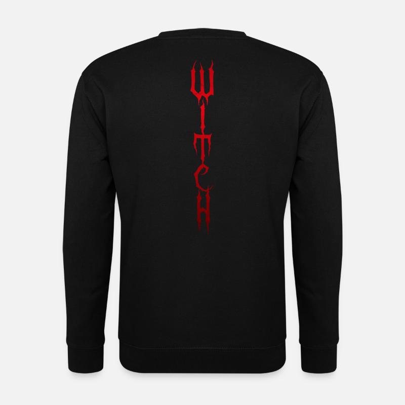 Hexe Zauberin - Unisex Pullover - Schwarz