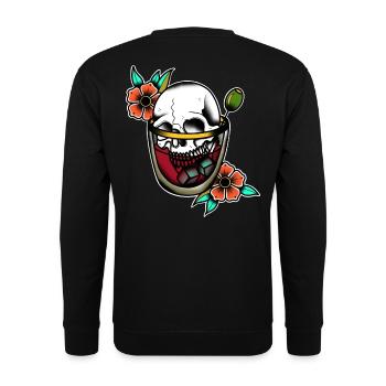 Ice contact - Sweat-shirt Unisexe - noir - Dos - Alina (178cm)