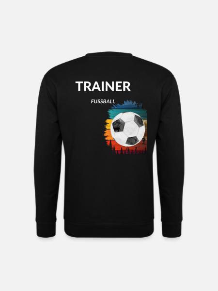 Trainer Fußball - Unisex Pullover - Schwarz