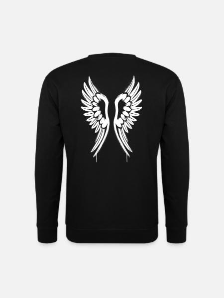 Angelwings Ailes d’ange - Sweat-shirt Unisexe - noir