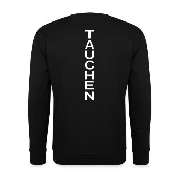 Diving Scripture Gift - Unisex Sweatshirt - black - Back - Alina (178cm)