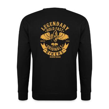 HOLD FAST ORIGINALS Legendery Gold - Sweat-shirt Unisexe - noir - Dos - Alina (178cm)
