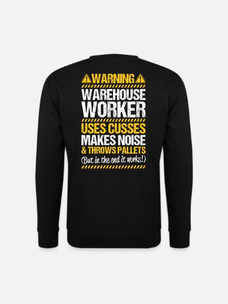 Fachkraft für Lagerlogistik Warehouse Worker Lager - Unisex Pullover - Schwarz