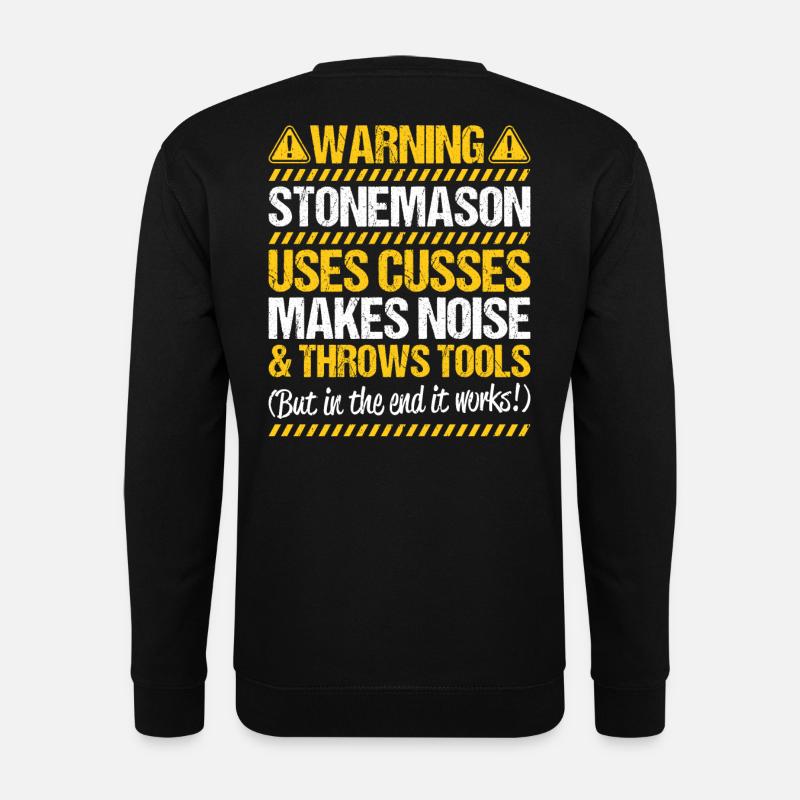 Steinmetz Steinbildhauer Stonemason Stone Mason - Unisex Sweatshirt - black