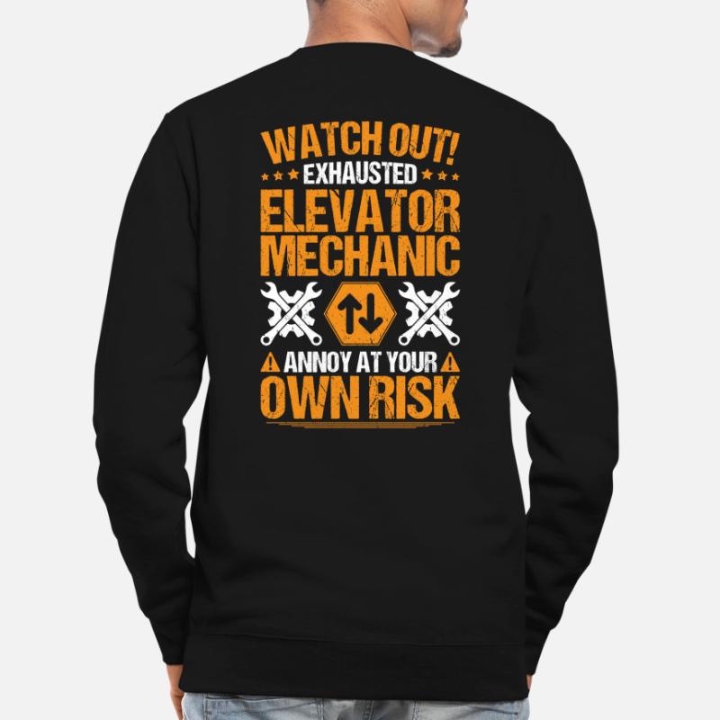 Elevator Fitter Elevator Mechanic Elevator Mechanic Unisex Sweatshirt