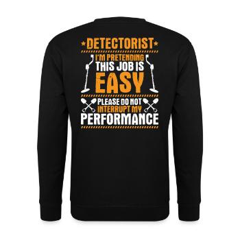 Détecteur Sondler Détecteur de métaux - Sweat-shirt Unisexe - noir - Dos - Alina (178cm)