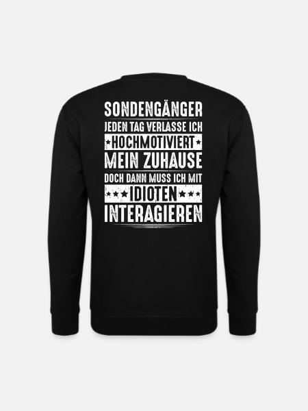 Sondengänger Sondler Metalldetektor Detectorist - Unisex Pullover - Schwarz