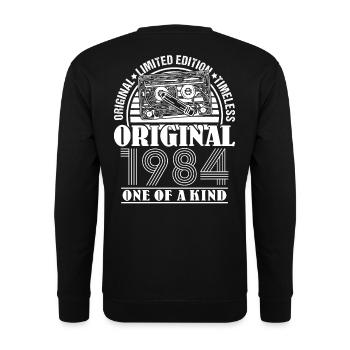 40th Birthday - Unisex Sweatshirt - black - Back - Alina (178cm)