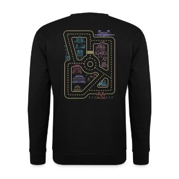voiture-jouet dos massage parents tapis de voiture - Sweat-shirt Unisexe - noir - Dos - Alina (178cm)