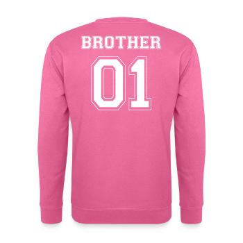BROTHER 01 - WHITE EDITION - Unisex Pullover - Pink - Hinten