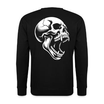 Skull of Rage - Unisex Pullover - Schwarz - Hinten - Michal (187cm)