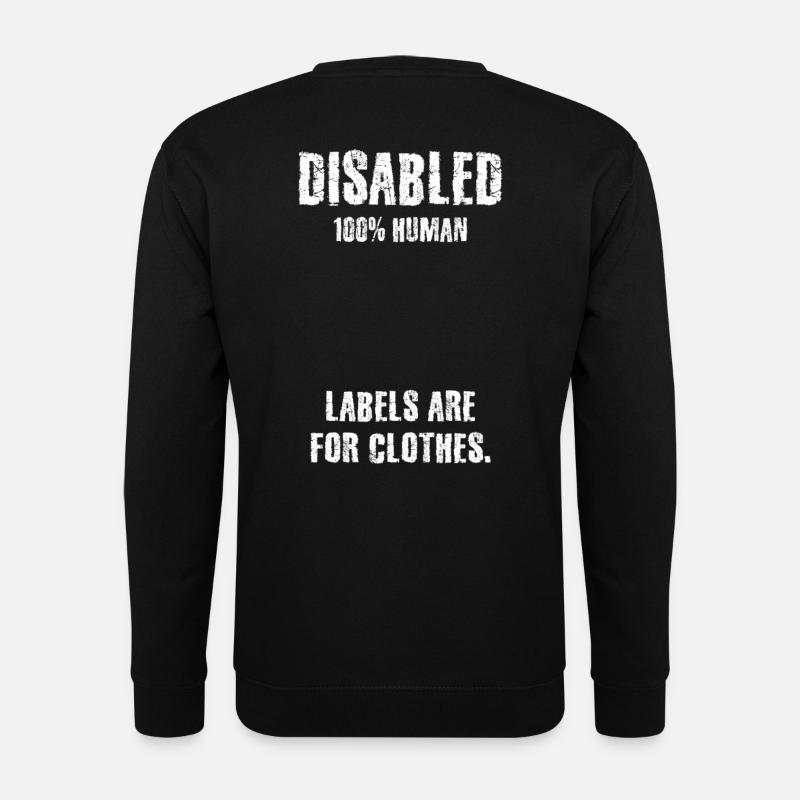 Solidarity, Disability, Handicap, Inclusion - Unisex Sweatshirt - black