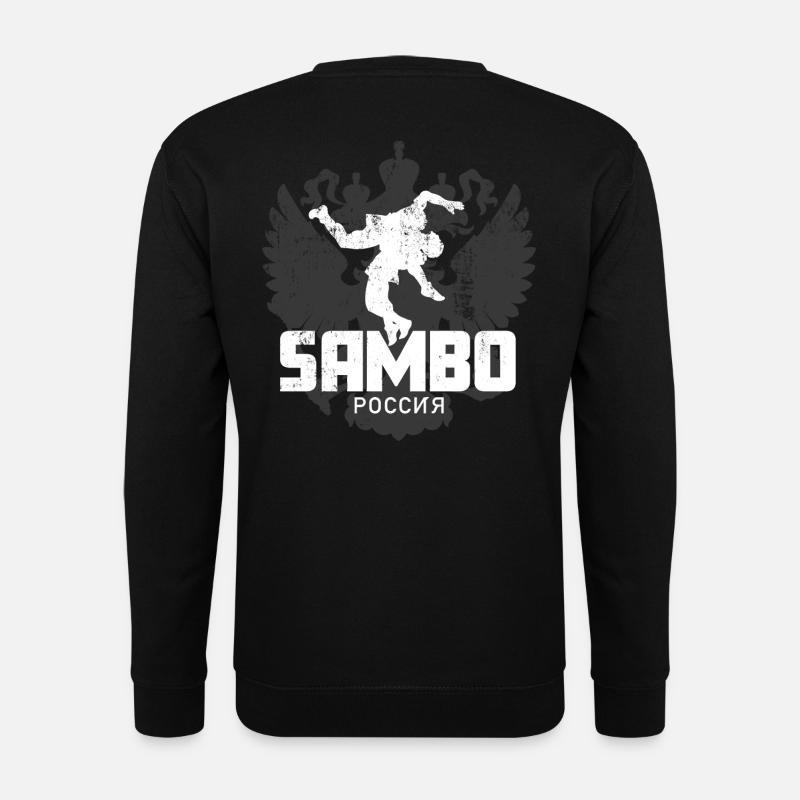 Sambo Russia - Unisex Pullover - Schwarz