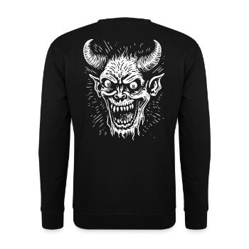 Freaking Weird - Unisex Sweatshirt - black - Back - Alina (178cm)