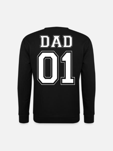 DAD 01 - White Edition - Unisex Sweatshirt - black