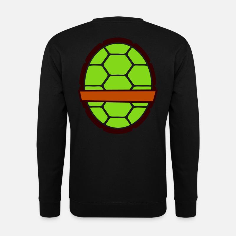 Schildkrötenpanzer - Unisex Pullover - Schwarz