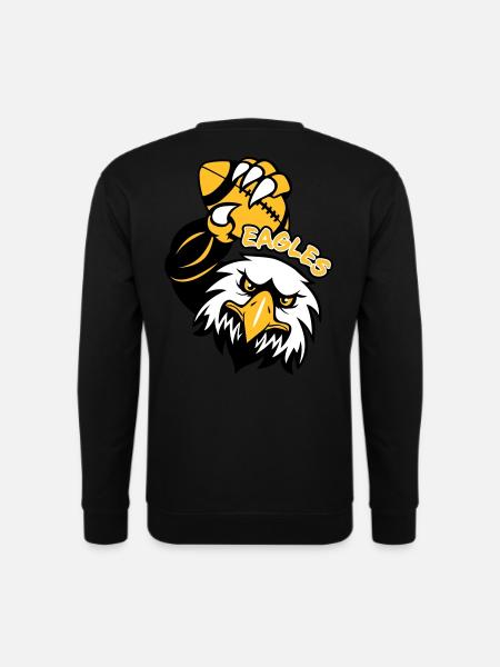 Eagles Rugby - Unisex Pullover - Schwarz