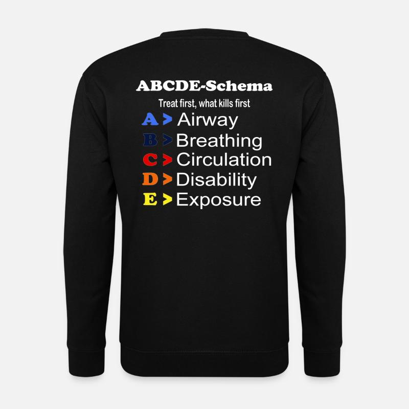 Rescue service - first aid - Unisex Sweatshirt - black