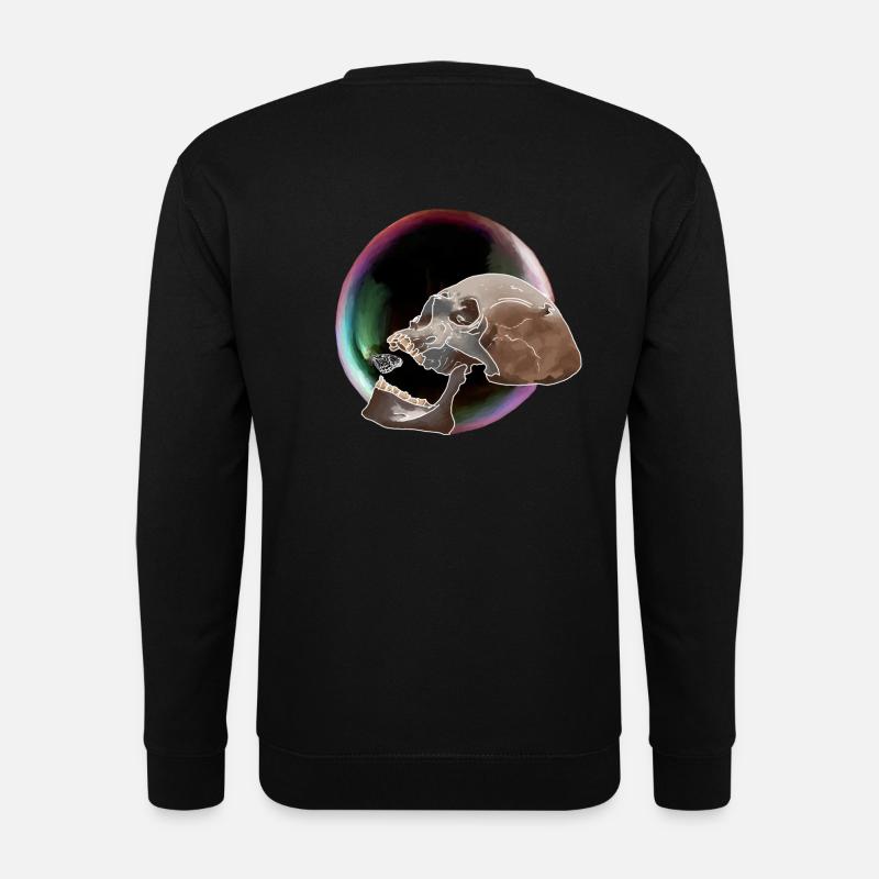 Hungriger Schädel - Unisex Pullover - Schwarz