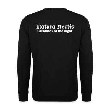 Natura Noctis Creatures of the night Collection - Unisex Sweatshirt - black - Back - Alina (178cm)