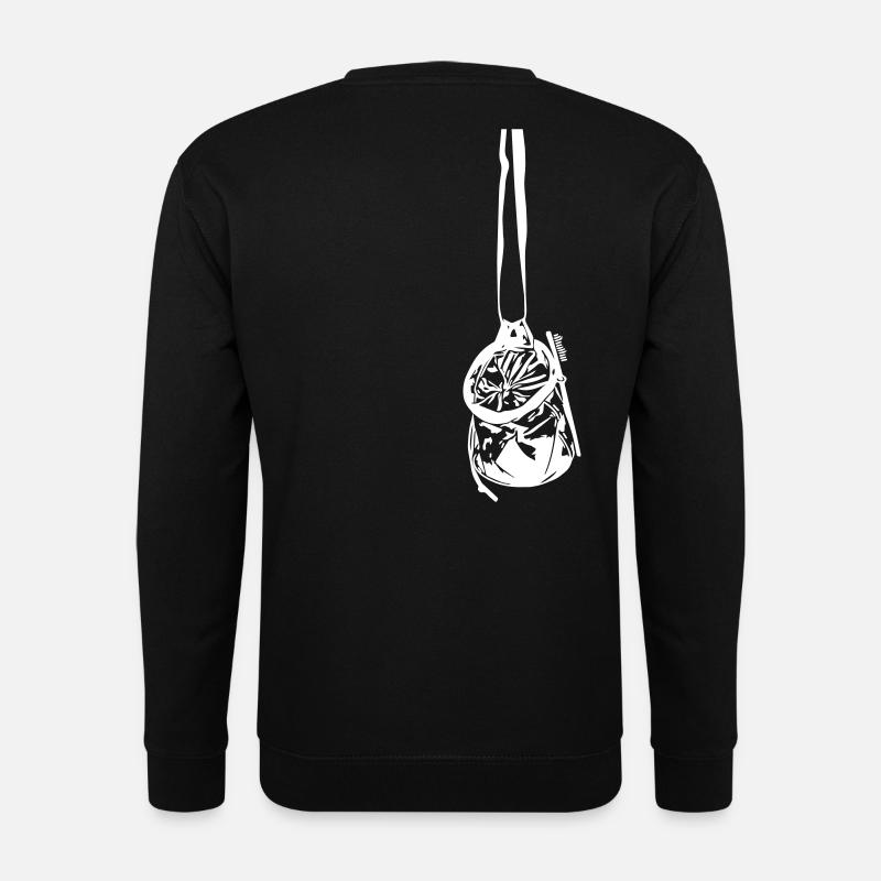 Chalkbag mit Bürste - Unisex Pullover - Schwarz