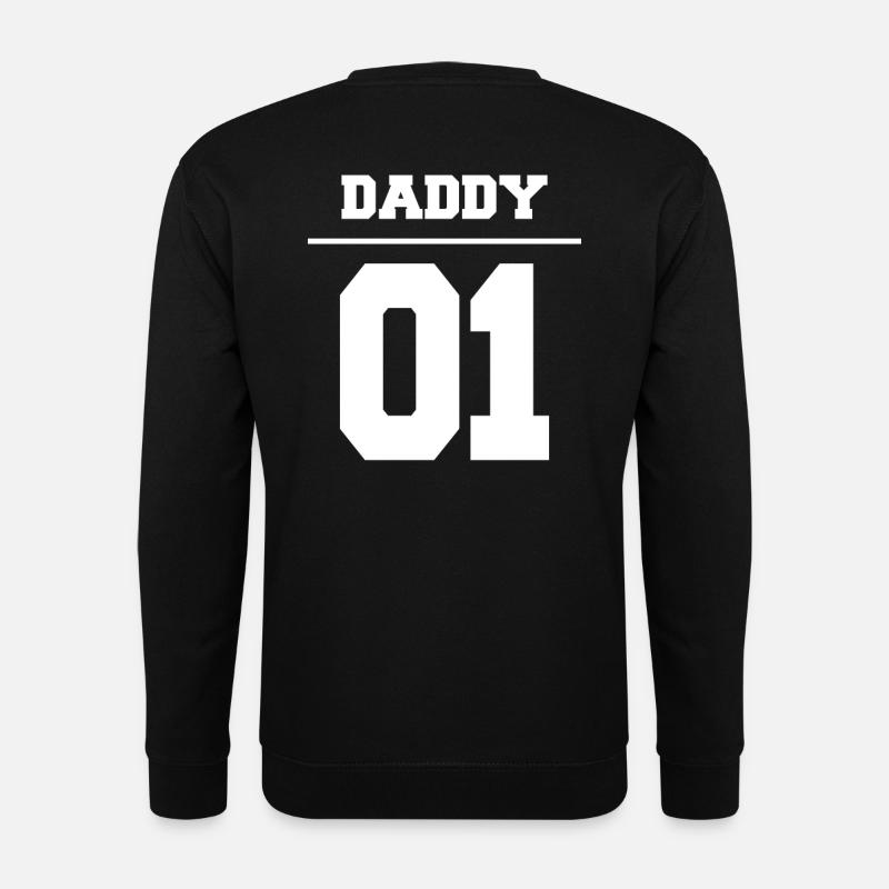 Vater Daddy Partner Look - Daddys 01 - Unisex Pullover - Schwarz