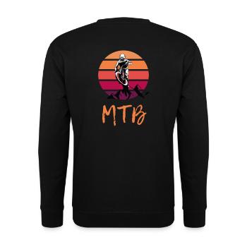 VTT VTT DH Freeride Enduro Bike Homme - Sweat-shirt Unisexe - noir - Dos - Alina (178cm)