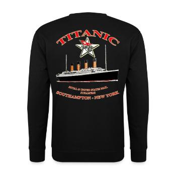TITANIC STAR CREATION Louis RUNEMBERG © Adagp - Unisex Sweatshirt - black - Back - Alina (178cm)