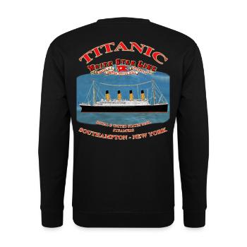 TITANIC CREATION Louis RUNEMBERG © Adagp - Unisex Sweatshirt - black - Back - Alina (178cm)