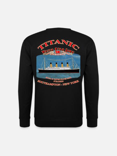 TITANIC CREATION Louis RUNEMBERG © Adagp - Unisex Sweatshirt - black