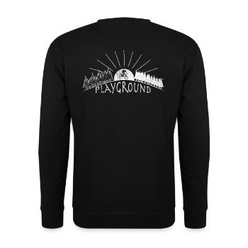 Mountain Bike Playground - Unisex Sweatshirt - black - Back - Michal (187cm)