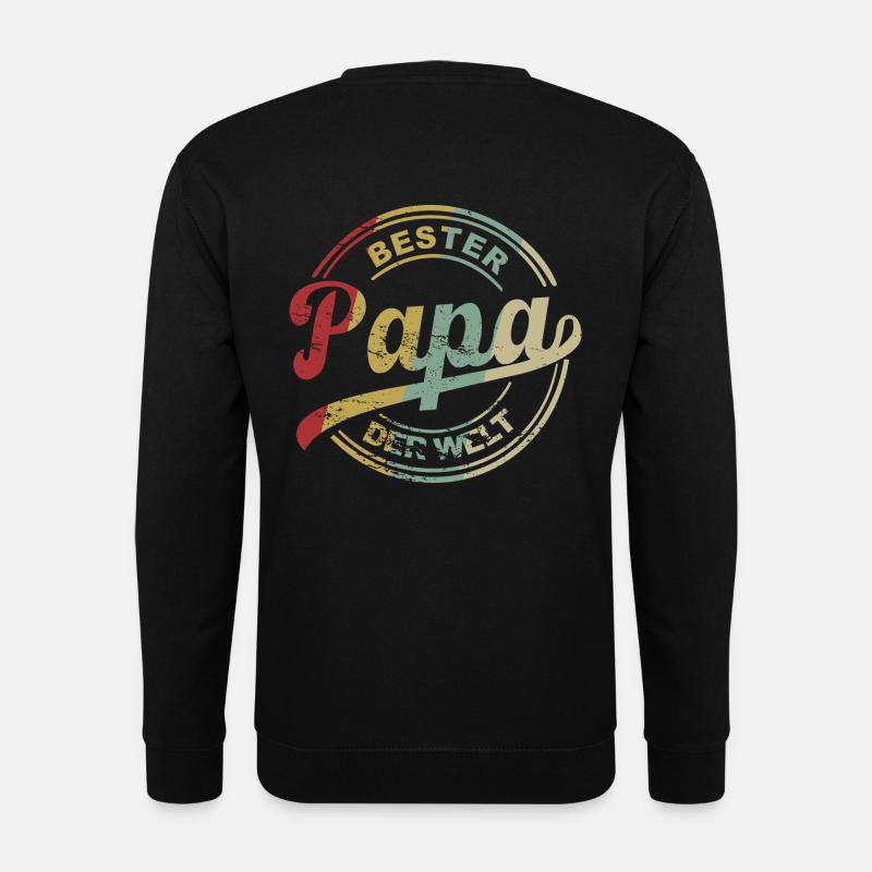 Bester Papa der Welt. - Unisex Pullover - Schwarz