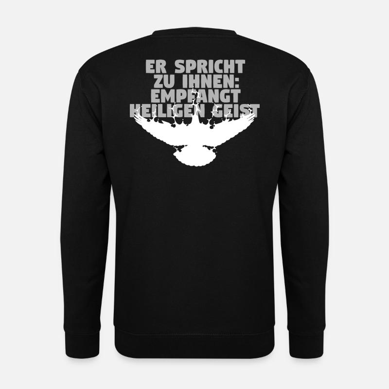 Receive Comforter - Deutsch - Unisex Pullover - Schwarz