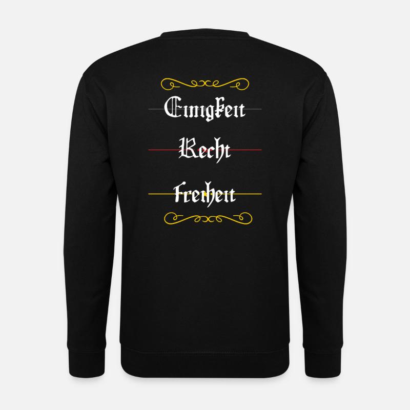 Unity, Justice, Freedom - Unisex Sweatshirt - black