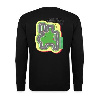 Spielen Sie Mat Car Race Track, Race of Champions Kids 3 - Unisex Pullover - Schwarz - Hinten - Alina (178cm)