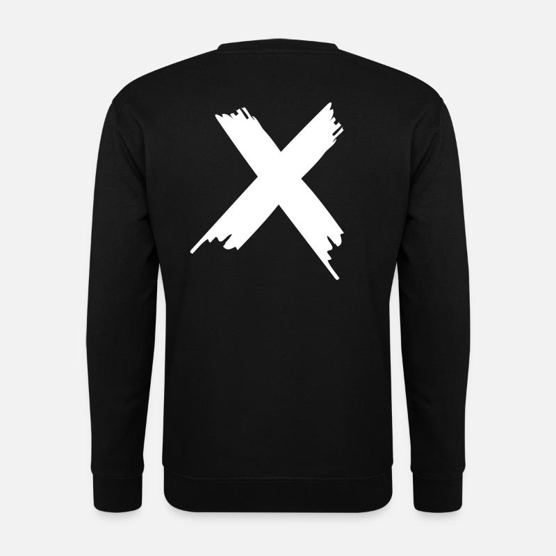 X - Unisex Sweatshirt - black